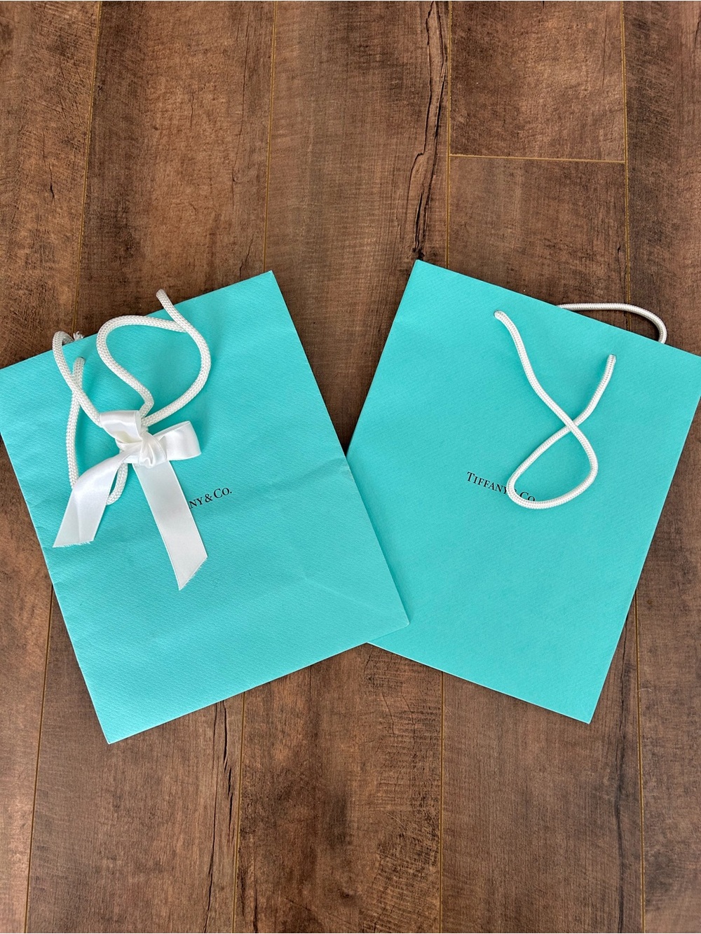 Tiffany & Co. 2X Medium Paper Bags